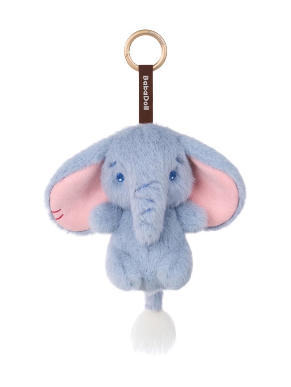 Cute Plush Elephant Keychain & Bag Charm 4 inches Tall New w/ Original Gift Box